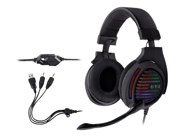Tracer GAMEZONE Aligator - GameZone - headset - på örat - kabelansluten - USB, 3,5 mm kontakt