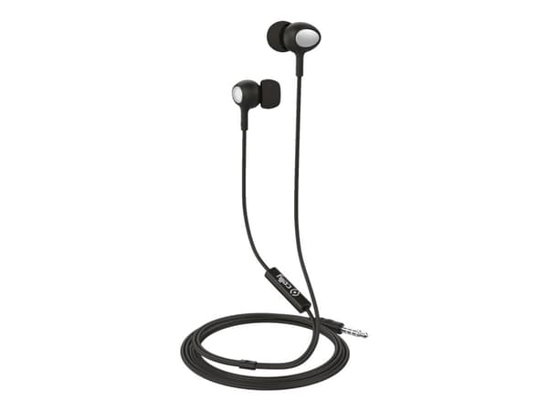 Celly UP500BK - Ørepropper med mikrofon - ørepropp - kablet - 3,5 mm jakk