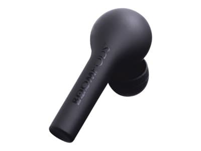 Boompods Bassline TWS - True wireless-hodetelefoner med mikrofon - i øret - Bluetooth - svart