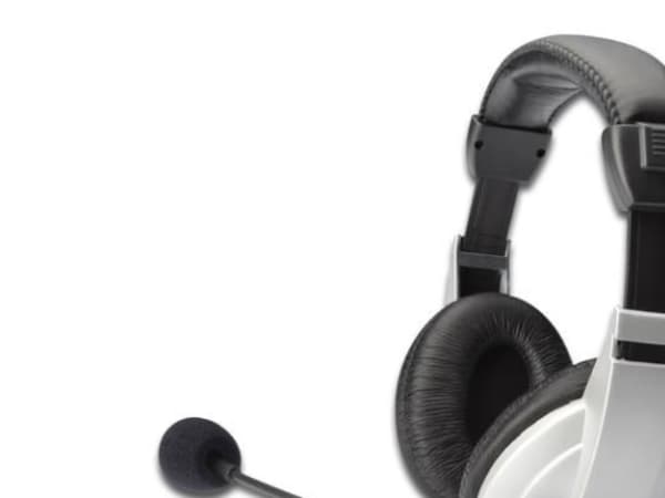 Digitus DA-12201, Langallinen, Puhelut/Musiikki, 50 - 3000 Hz, 90 g, Kuulokkeet, Musta, Valkoinen