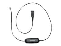 Jabra GN1216 - Hodetelefonkabel - Quick Disconnect plugg til RJ-9 hann - 80 cm - for Avaya one-X Deskphone Edition 96XX; Jabra GN 2000, GN2000; BIZ 2