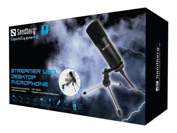 Sandberg EsportsEquipment Streamer - Mikrofon - USB