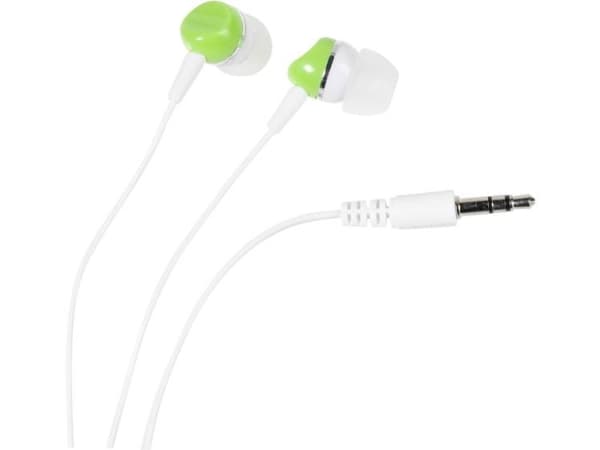 Vivanco Colour Buds, Kabel, 20 - 20000 hz, Musik, 10,5 g, Hörlurar, Grön, Vit