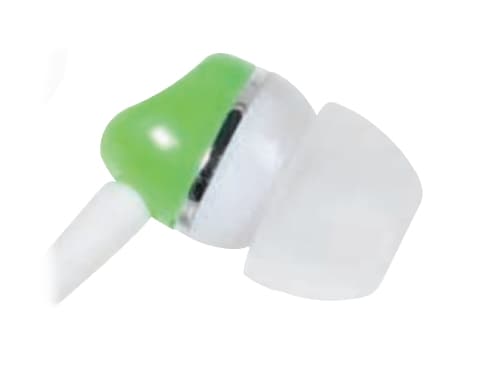 Vivanco Colour Buds, Kabel, 20 - 20000 hz, Musik, 10,5 g, Hörlurar, Grön, Vit