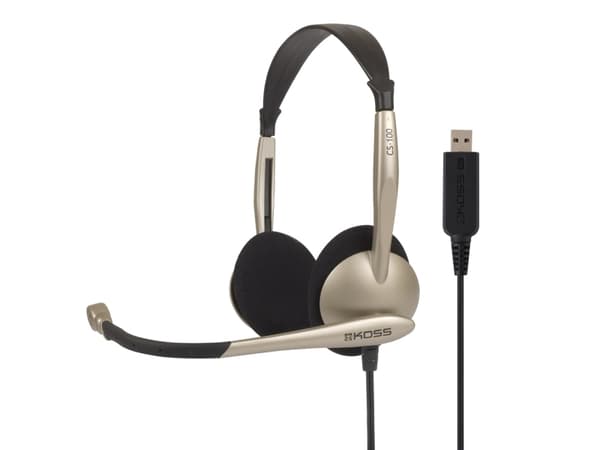Koss CS100 USB - Hodesett - on-ear - kablet