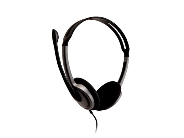 V7 HA212-2EP, Kabel, Samtal/musik, 20 - 20000 hz, 72,5 g, Headset, Svart, Silver