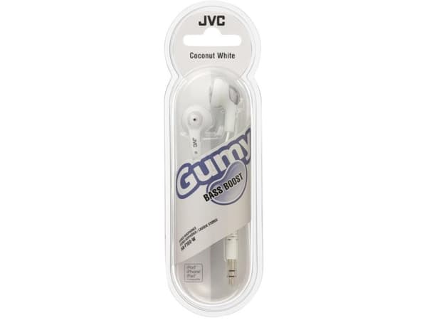 JVC HA-F160-W-E, Langallinen, 15 - 20000 Hz, Musiikki, Kuulokkeet, Valkoinen