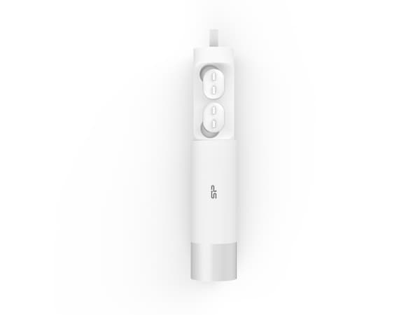 Silicon Power Blast Plug BP81 - True wireless-hodetelefoner med mikrofon - i øret - Bluetooth - hvit
