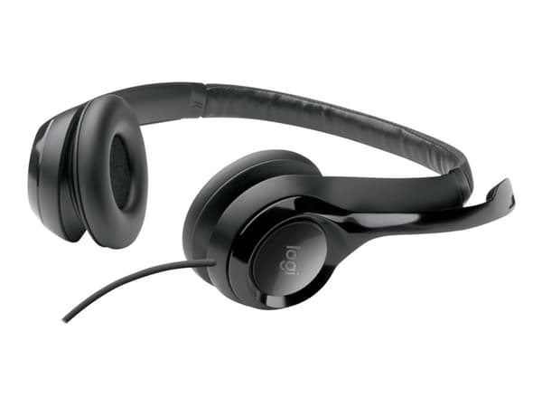 Logitech H390 - Kuulokkeet - korvalla - kaapeli - USB - Musta