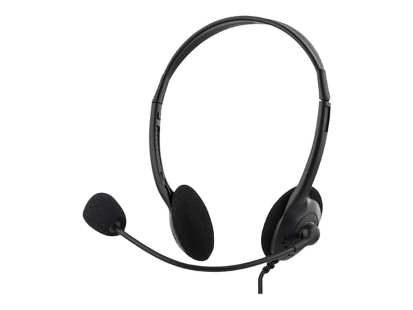 DELTACO HL-2 - Headset - på örat - kabelansluten