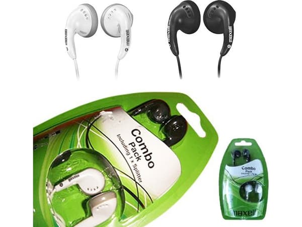 Maxell double set headphones + EBC-2 adapter (303457.00.CN)