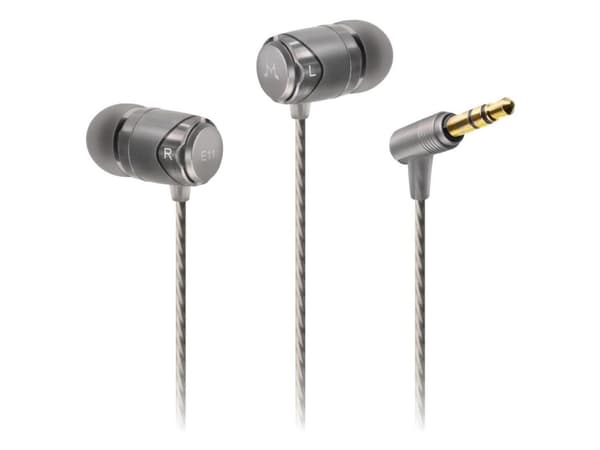 Langalliset kuulokkeet SOUNDMAGIC E11 DARK GUN in-ear kuulokkeet Harmaa