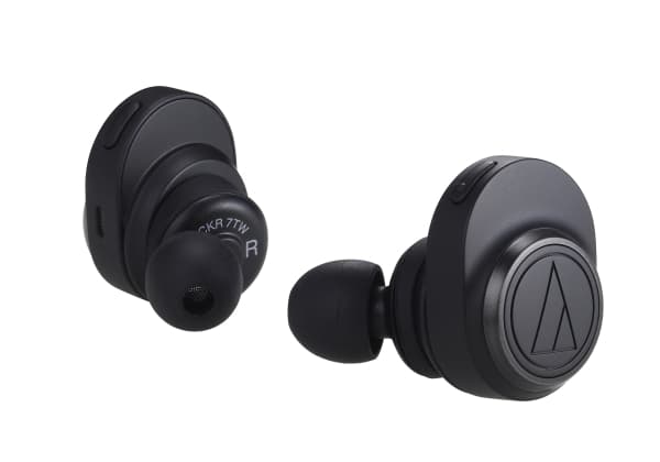 Audio-Technica ATH CKR7TW - True wireless-hodetelefoner med mikrofon - i øret - Bluetooth - svart