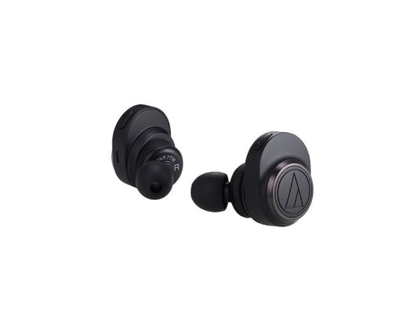 Audio-Technica ATH CKR7TW - True wireless-hodetelefoner med mikrofon - i øret - Bluetooth - svart