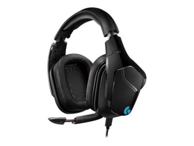 Logitech Gaming Headset G935 - Hodesett - 7,1-kanals - full størrelse - 2,4 GHz - trådløs - 3,5 mm jakk - svart, blå
