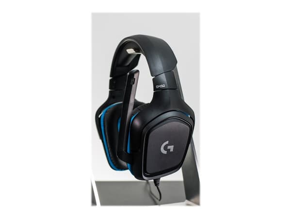 Logitech Gaming Headset G432 - Hodesett - 7,1-kanals - full størrelse - kablet - USB, 3,5 mm jakk - svart