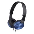 Miniatyrbild 3 av 5: Sony MDR-ZX310APL - Hörlurar med mikrofon - fullstorlek - kabelansluten - 3,5 mm kontakt - blå
