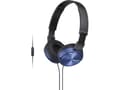 Miniatyrbild 5 av 5: Sony MDR-ZX310APL - Hörlurar med mikrofon - fullstorlek - kabelansluten - 3,5 mm kontakt - blå