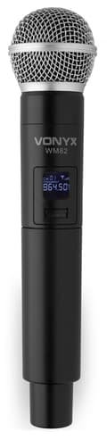 Miniatyrbild 2 av 8: Vonyx WM82C Mikrofon UHF digital 2ch BP+HH
