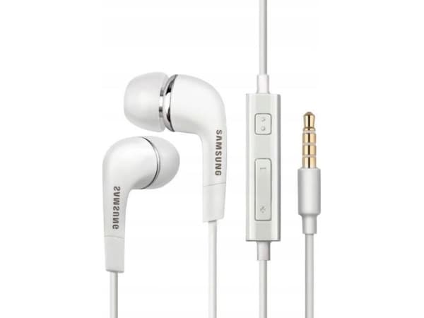 Samsung kablede håndfrie hodetelefoner, hvite
