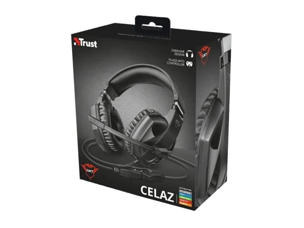 Trust GXT 412 Celaz - Headset - fullstorlek - kabelansluten - 3,5 mm kontakt
