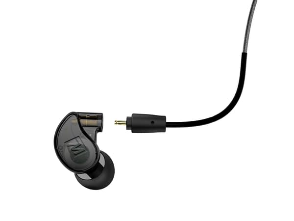 MEE audio M6 PRO, Hodetelefoner, In-ear, Audiofil, Sort, Grå, Digitalt, 1,3 m