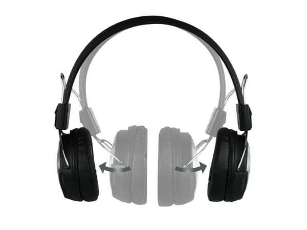 ARCTIC P402, Hodesett, Hodebånd, Calls/Music, Sort, Stereofonisk, 1,2 m