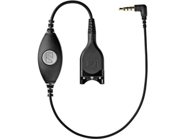 EPOS | SENNHEISER CMB 01 CTRL - Headset-kabel - kontakt för headset (hane) till 4-poligt minijack (hane)