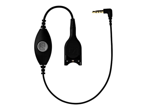 EPOS | SENNHEISER CMB 01 CTRL - Headset-kabel - kontakt för headset (hane) till 4-poligt minijack (hane)