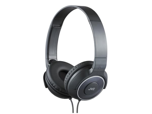 Lengvos Ausines su laidu JVC HA-S220BE 30mm, juodos