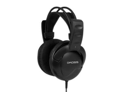Koss UR20 - Hodetelefoner - full størrelse - kablet - 3,5 mm jakk - lydisolerende - svart
