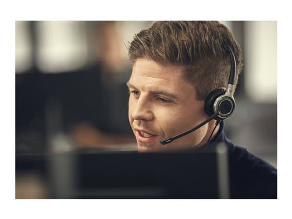 EPOS IMPACT SC 630 - Century - headset - på örat - kabelansluten - Easy Disconnect - svart, silver