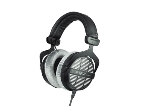 Beyerdynamic DT 990 PRO, Langallinen, 5 - 35000 Hz, Musiikki, 250 g, Kuulokkeet, Musta, Harmaa