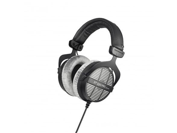 Beyerdynamic DT 990 PRO, Langallinen, 5 - 35000 Hz, Musiikki, 250 g, Kuulokkeet, Musta, Harmaa