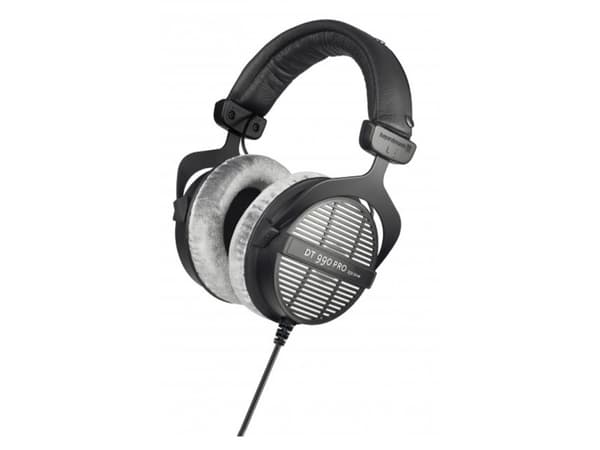Beyerdynamic DT 990 PRO, Langallinen, 5 - 35000 Hz, Musiikki, 250 g, Kuulokkeet, Musta, Harmaa