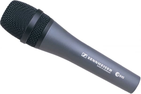 Sennheiser e 845, näyttämö-/musiikkimikrofoni, 40 - 16000 Hz, 350 ohm (O), supernaarekkeellinen, johdollinen, XLR-3