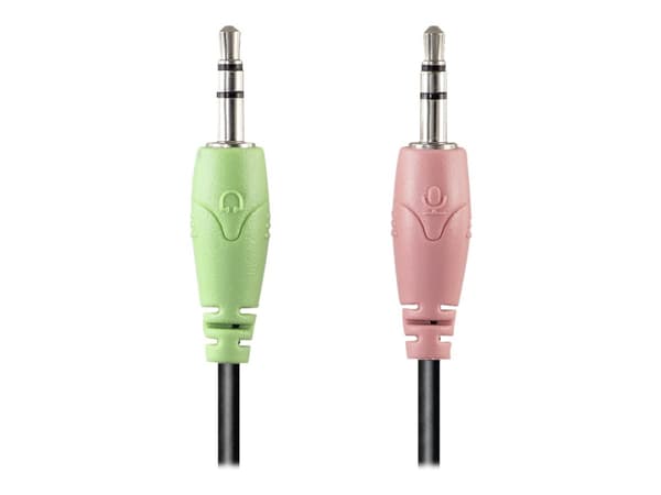 Hama "NHS-P100" - Headset - på örat - montering bakom nacken - kabelansluten - 3,5 mm kontakt - svart