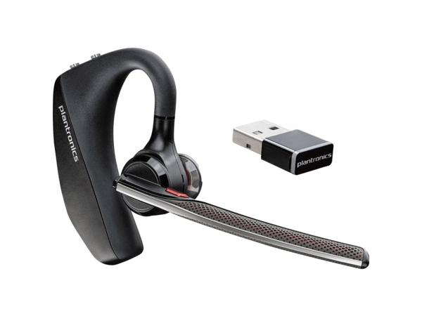 Poly Voyager 5200 UC - Hodesett - ørepropp - over-øret-montering - Bluetooth - trådløs - Certified for Microsoft Teams