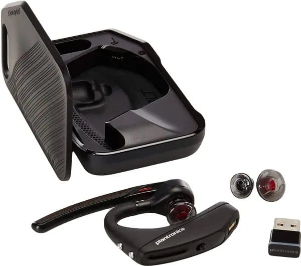 Poly Voyager 5200 UC - Hodesett - ørepropp - over-øret-montering - Bluetooth - trådløs - Certified for Microsoft Teams