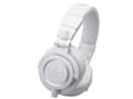 Miniatyrbilde 4 av 5: Audio-Technica ATH M50xWH - M Series - hodetelefoner - full størrelse - kablet - 3,5 mm jakk - hvit
