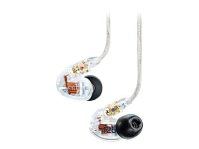 Shure SE425 Sound Isolating - Ørepropper - i øret - kablet - 3,5 mm jakk - blank