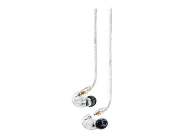 Shure SE215-CL-EFS - Sound Isolating - ørepropper - i øret - kablet - 3,5 mm jakk - lydisolerende - blank