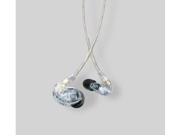 Shure SE215-CL-EFS - Sound Isolating - ørepropper - i øret - kablet - 3,5 mm jakk - lydisolerende - blank
