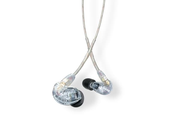 Shure SE215-CL-EFS - Sound Isolating - ørepropper - i øret - kablet - 3,5 mm jakk - lydisolerende - blank