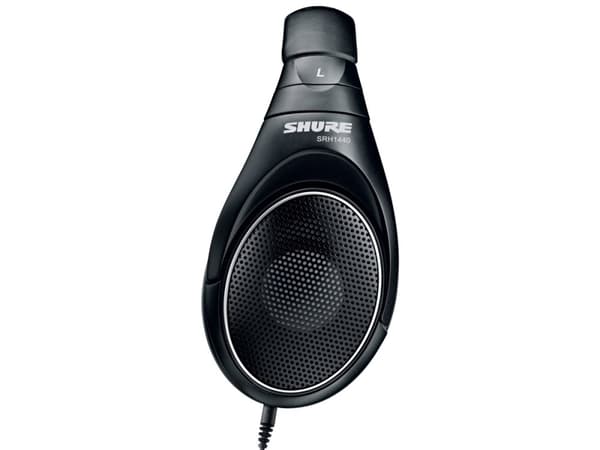 Shure SRH1440, Langallinen, 15 - 27000 Hz, Musiikki, 343 g, Kuulokkeet, Musta