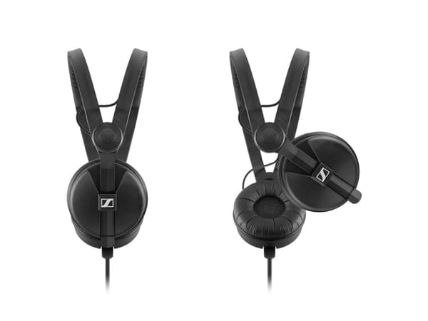 Sennheiser HD 25 - Hörlurar - på örat - kabelansluten - 3,5 mm kontakt