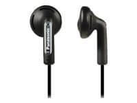 Panasonic RP-HV154E-K - Hodetelefoner - ørepropp - kablet - 3,5 mm jakk - svart