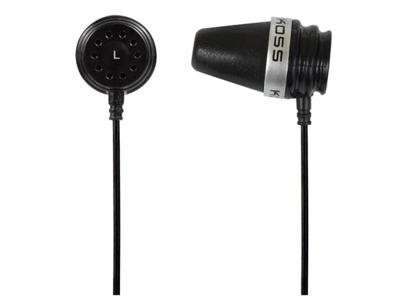 Koss IN THE EAR EARBUDS, Kuulokkeet, In-ear, Musiikki, Musta, 1,22 m, Langallinen