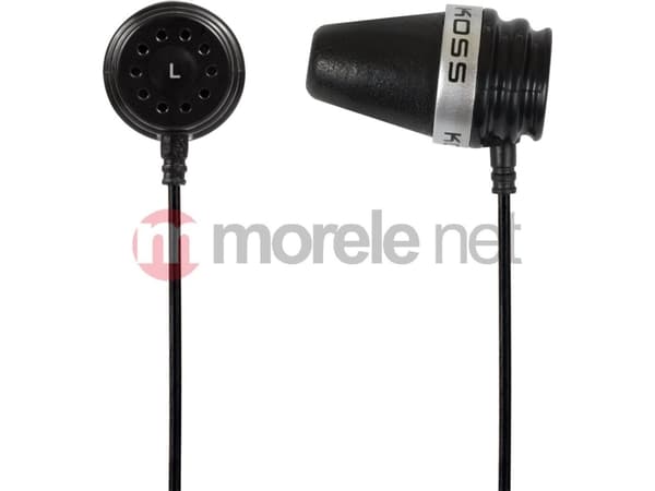 Koss IN THE EAR EARBUDS, Kuulokkeet, In-ear, Musiikki, Musta, 1,22 m, Langallinen