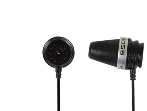 Koss IN THE EAR EARBUDS, Kuulokkeet, In-ear, Musiikki, Musta, 1,22 m, Langallinen